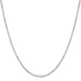 14K Gold 1.73ct Natural Diamond G-SI 2mm Buttercup Tiger Prong Tennis Necklace