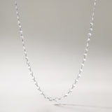 Certified 18K Gold 9.6ct Natural Diamond E-VVS Rose-Cut Round Tennis White Necklace