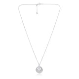 Certified 18K Gold 3.8ct Lab Created Diamond D-VVS Rose Cut Vintage White Pendant White Necklace