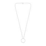 Certified 14K Gold 0.11ct Natural Diamond Circle Of Life Big Halo Charm Necklace