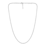 14K Gold 6ct Natural Diamond G-SI 2.5mm Buttercup Tiger Prong Tennis Necklace