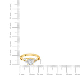 Certified 14K Gold 1ct Natural Diamond Marquise Engagement Wedding Band  Ring