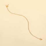 Certified 14K Gold 3ct Natural Diamond G-VS 2.45mm 3 Prong Tennis Yellow Bracelet